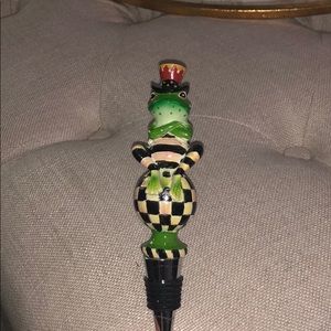 Mackenzie child’s Mr. Jingles wine stopper
